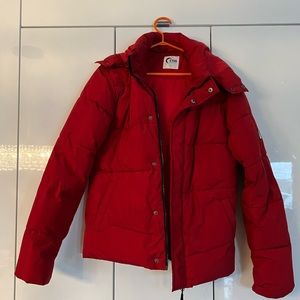 ZYIA Red Puffer Jacket